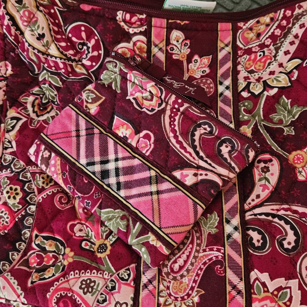 Vera Bradley bag with matching change purse